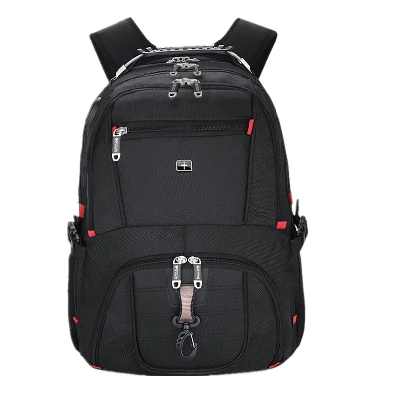 Multifunções grande capacidade saco masculino de viagem de moda usb de carregamento à prova d\' água anti-roubo 15.6 polegadas 17 polegadas mochila
