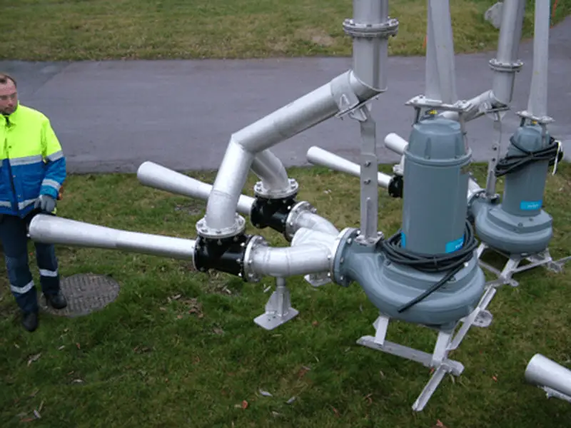 N Pompa booster elettrica monostadio Pompa sommergibile per acque reflue in acciaio ad alta pressione Alimentatore motore di aspirazione centrifuga