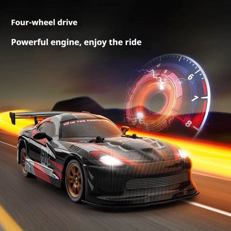 JJRC 2.4G 4WD 高速リモコンカー 1/16スケール オフロード RCドリフトレーシングトラック LEDライト付きスタントトイカー 男の子向け