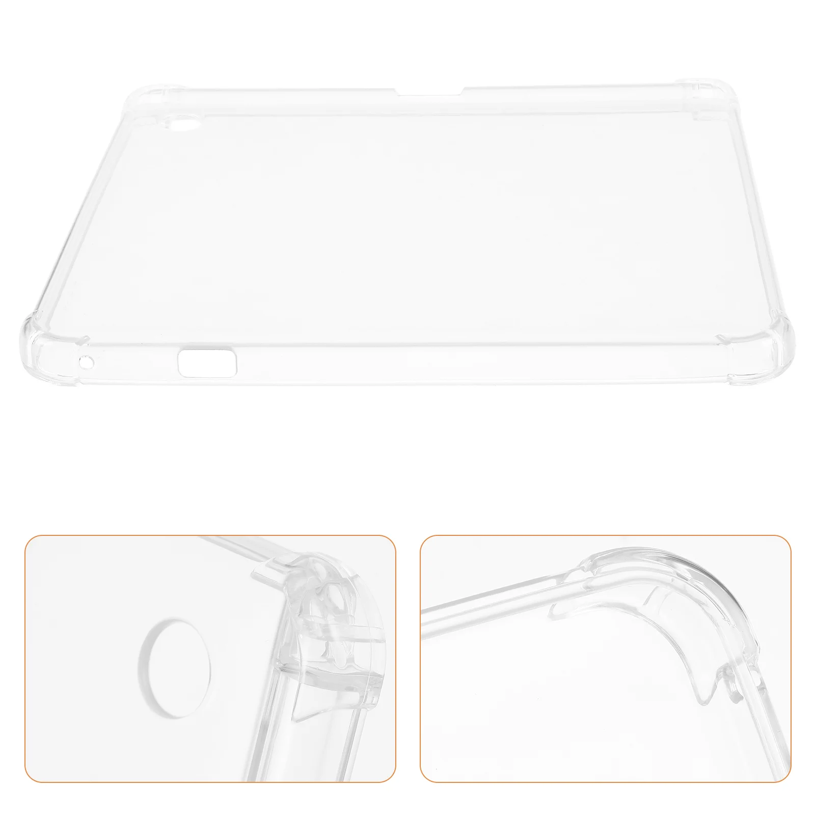 

E-Reader Transparent Case Clear Protective Cover for Sage 8.0 Shockproof E-Book Casing with Pen Slot E-Reader Casing