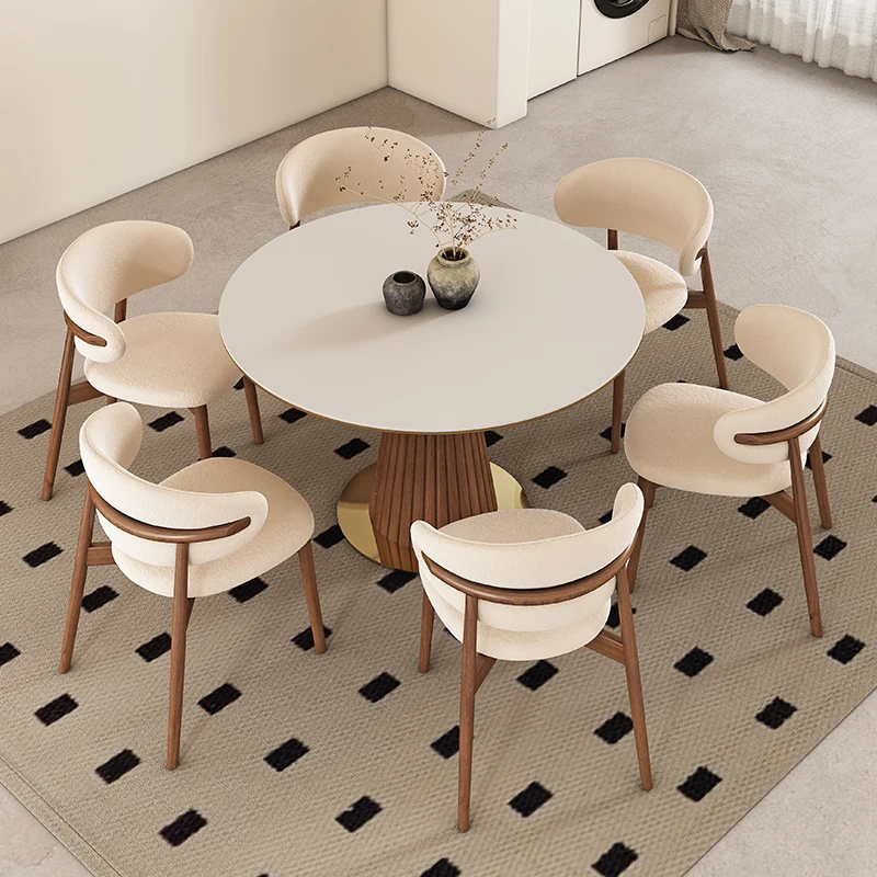 

Rock Plate Combination Dining Tables Reception Negotiation Leisure Modern Dining Tables Mesa Comedor Restaurant Furniture QF50DT