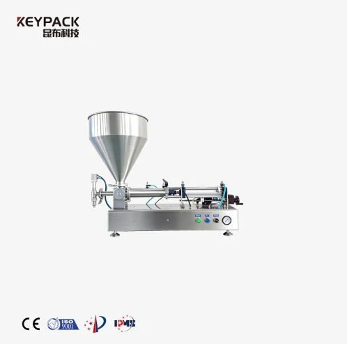 High Precision Liquid Metering Pump Automatic Volumetric Filling Machine For Sauce Oil Juice Food Grade Eco-Friendly