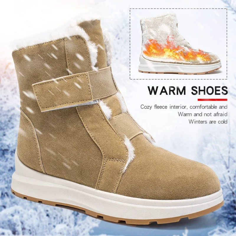 

Women Snow Boots High Quality Thick Bottom Women Ankle Boots Designer Comfort Casual Sneakers Plush Warm Women Boots Botas Mujer