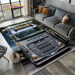 3D Print Volvo Truck Lorry Motorcycle Carpet Rug for Living Room Bedroom Home Sofa Decoration,kids Area Rug Non-slip Floor Mat