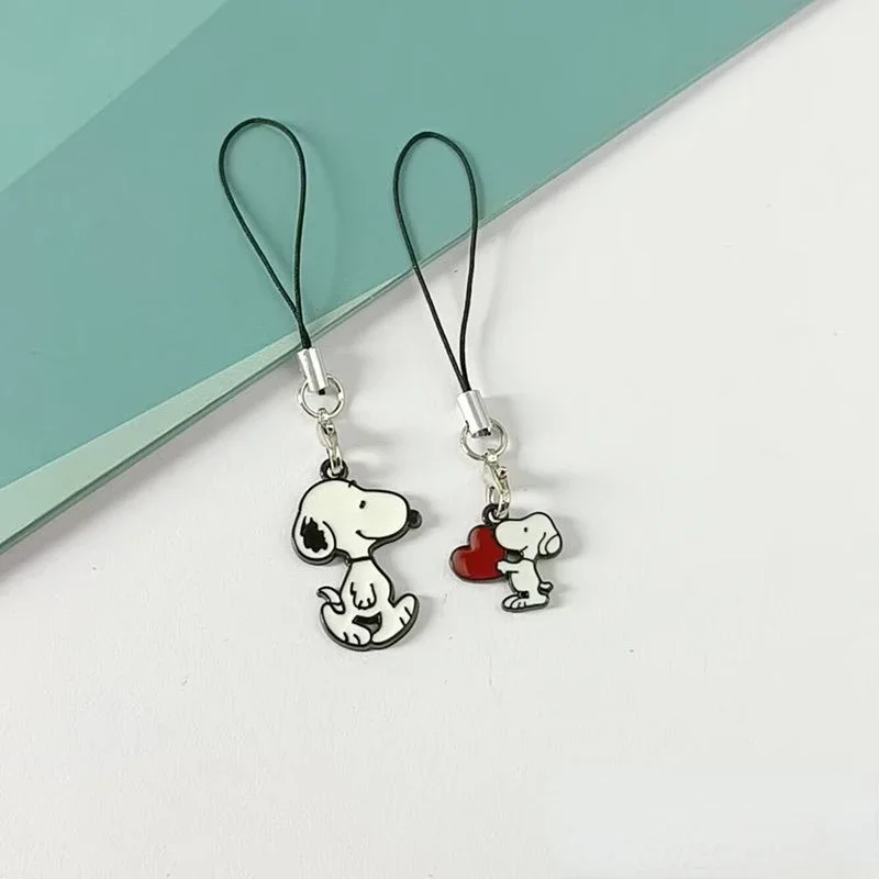 New Snoopy, cute and creative, high-looking bags, mobile phones, exquisitely decorated pendants, couple key lanyard accessories