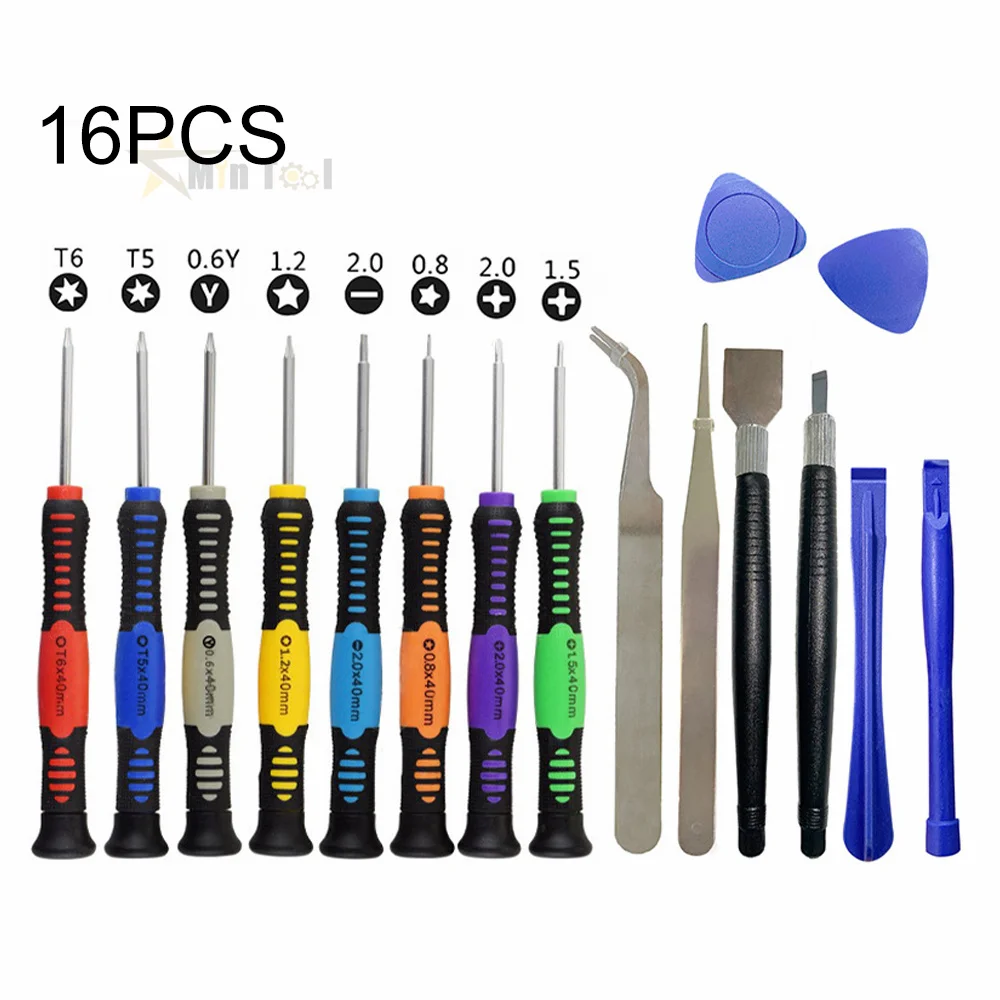 16 In 1 / 20 In 1 Screwdriver For Phone Set Of Tools Disassembly Mobile Repair Kit For Iphone Xiaomi Huawei Screen Open Tools