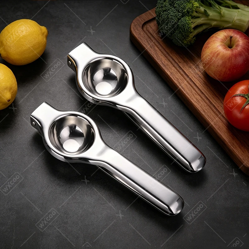 Espremedor Manual Multifuncional de Cítricos em Aço Inoxidável - Espremedor de Limão e Lima para Cozinha