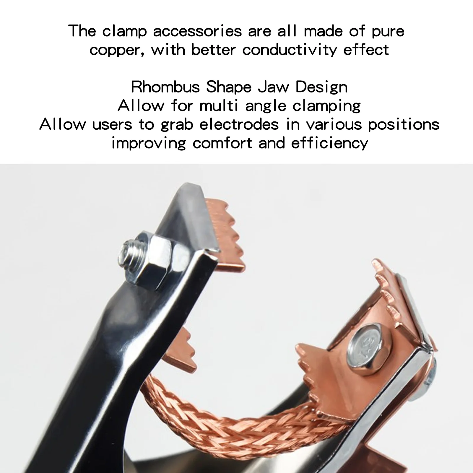 Electrode Holder 300A Pure Copper Ergonomic Anti Scald Insulated Handle Welding Electrode Clamp Electrode Holder Welding Clamp