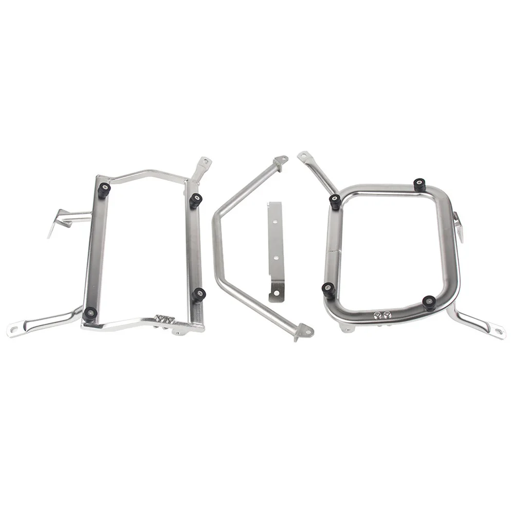 For SUZUKI V-Strom 650 V-Strom650 Motorcycle Stainless Steel Side Box Bracket MotorBike Side Luggage Boxes Steady Frame Kits