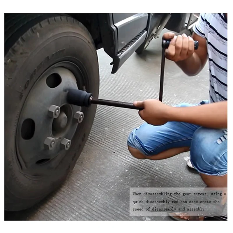 

Расгрузка больших грузовых шин. Трудосберегающий ключ. Сверхмощная ручная доска для замены и снятия шин. Ручная втулка для замены и снятия шин. YZ.