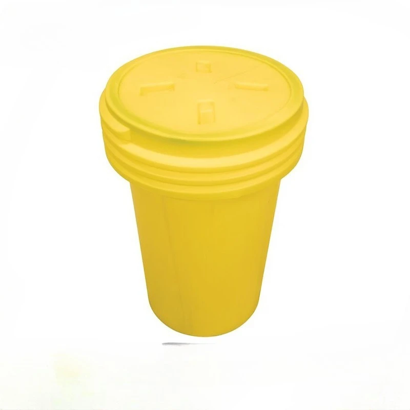 Biological Hazardous Waste Barrel, Safe Storage Barrel Laboratory, Chemical Resistance 55 Gallons