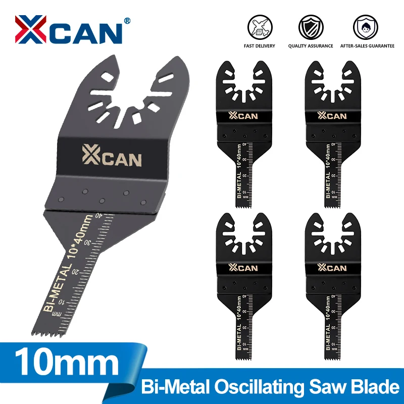 CMCP 1/2/5/10pcs Multi-Function Oscillating Saw Blade 10mm Bi-metal Precision Saw Blades Multitool Blades for Metal Wood Plastic