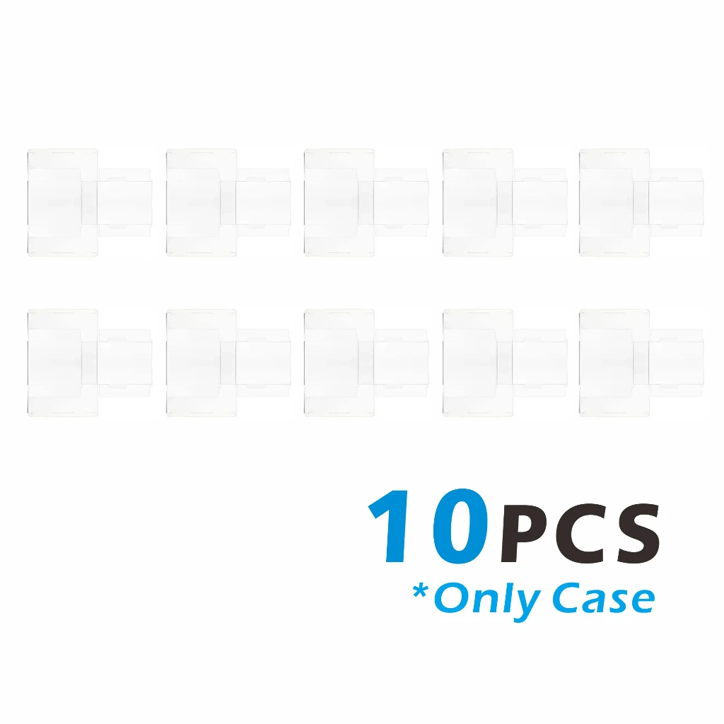 10PCS Plastic Display Case Storage Protector for Collectibles