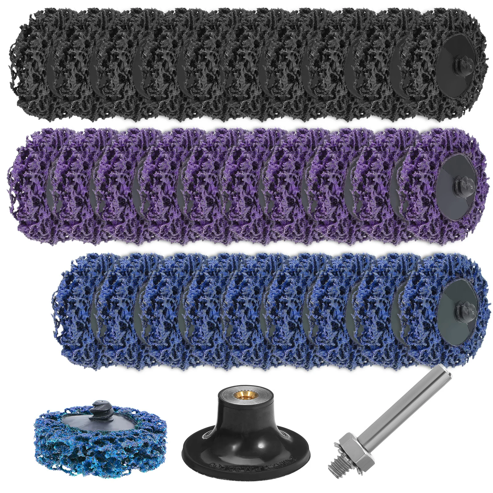 

1Set Strip Discs Polishing Tool Pad Nylon Strip Wheels for Paint Remover Angle Grinder Parts Grinding Wheels Stripping Wheel