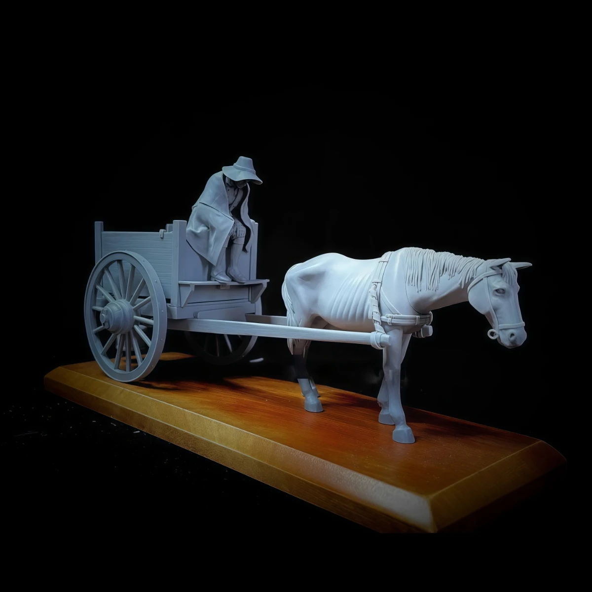 

Комплект неокрашенной модели из смолы 54 мм, устанавливаемая каретка (включая мужчина и каретка), разобранная и неокрашенная GK