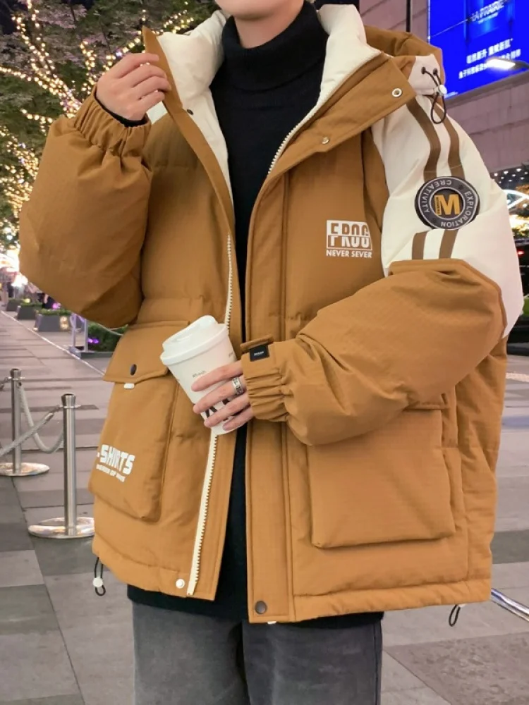 

New Men's down Jaet 90% White Du down Winter Coat Warmth Lightweight Breathable Outdoor Sports Leisure Sle