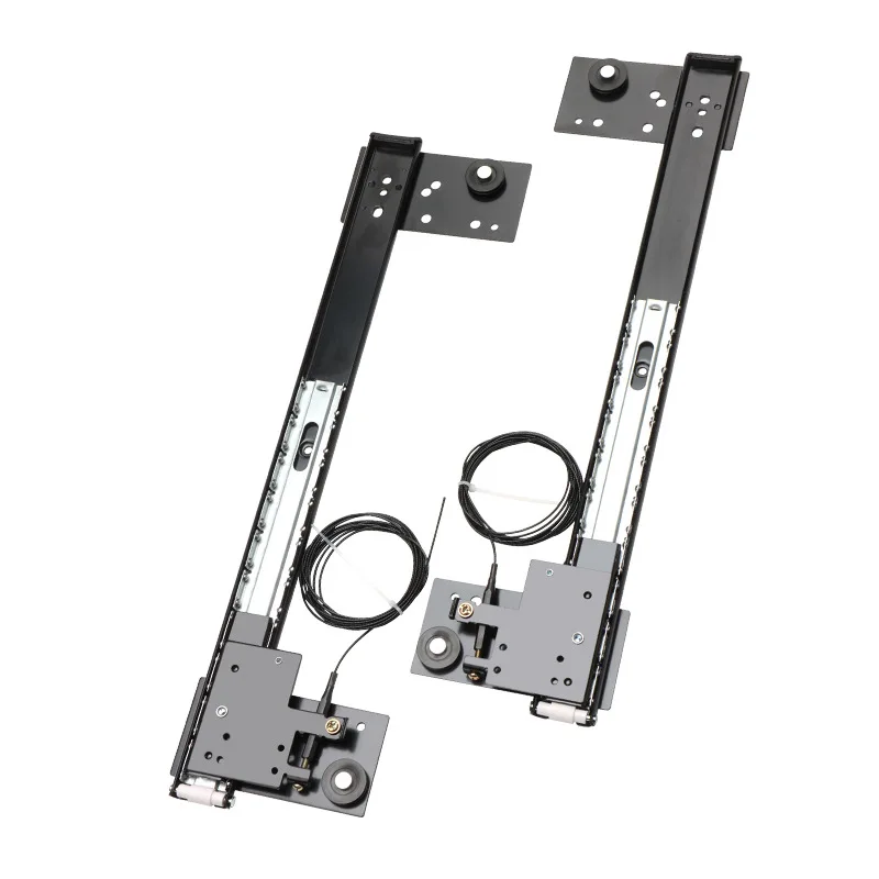 

Hidden wardrobe swing door track, plug-in telescopic slide rail hardware accessories