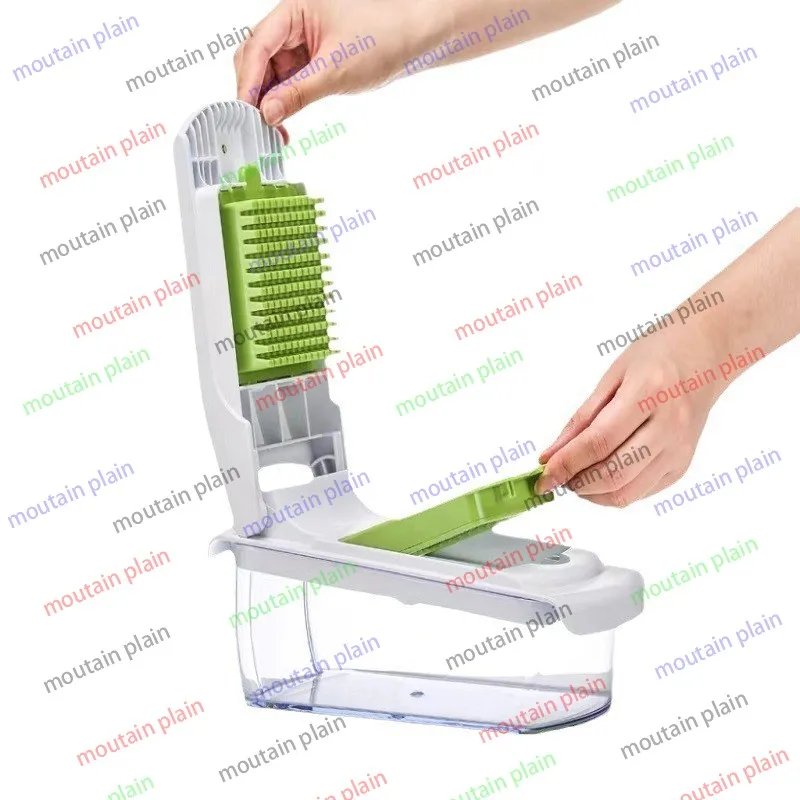 

Многофункциональный измельчитель овощей 18-в-1: овощерезка, шредер, кухонный измельчитель, для нарезки картофеля фри