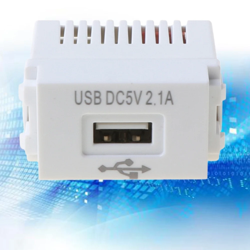 128 Type 2.1A Mobile Phone Charging Panel USB Power Module 220 V To 5V USB Adapter Switching Module 4 Pack