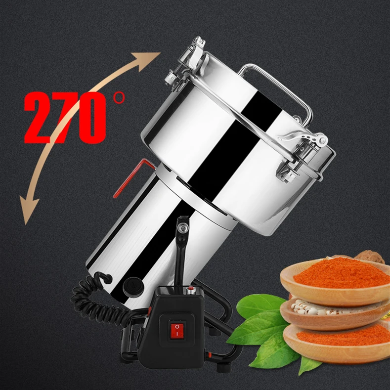 HR40B Commercial nut flour mill mini powder grinder spice pulverizer machine sugar pulverizer for food industry