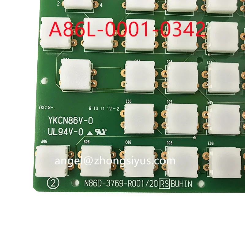 Nouveau circuit imprimé original de clavier de Fanuc A86L-0001-0342 N860-3769-R001/20 N86D-3769-R001/20