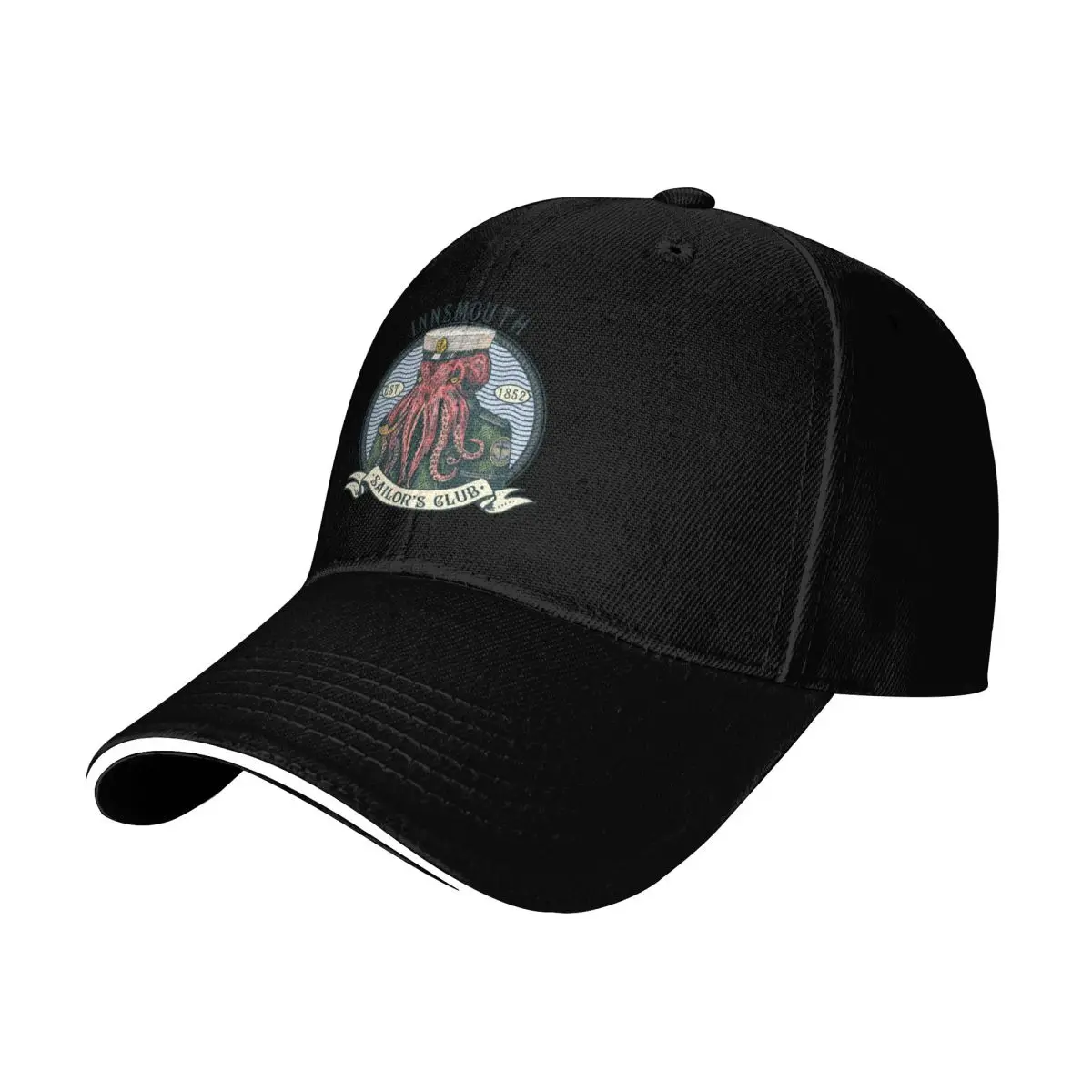 The Shadow over Innsmouth Lovecraft Cthulhu Sailor Baseball Cap Gift for Him Her Casual Daily Wear Quick Dry Performance