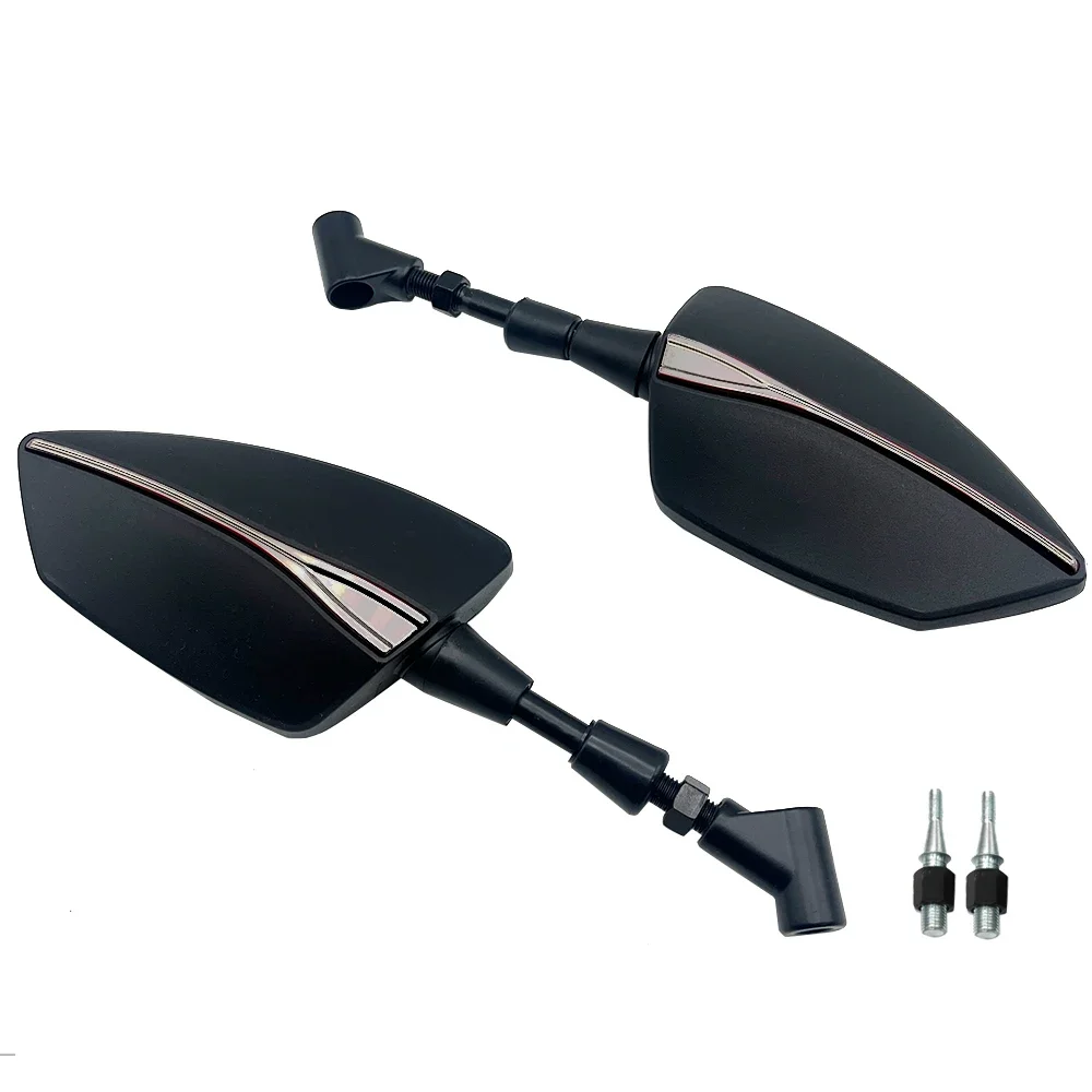 For Yamaha YBR125 YBR150 YBR250 YBR 125 150 250 8/10mm Motorcycle Universal Adjustabale Rearview Rear View Mirrors Side Mirror