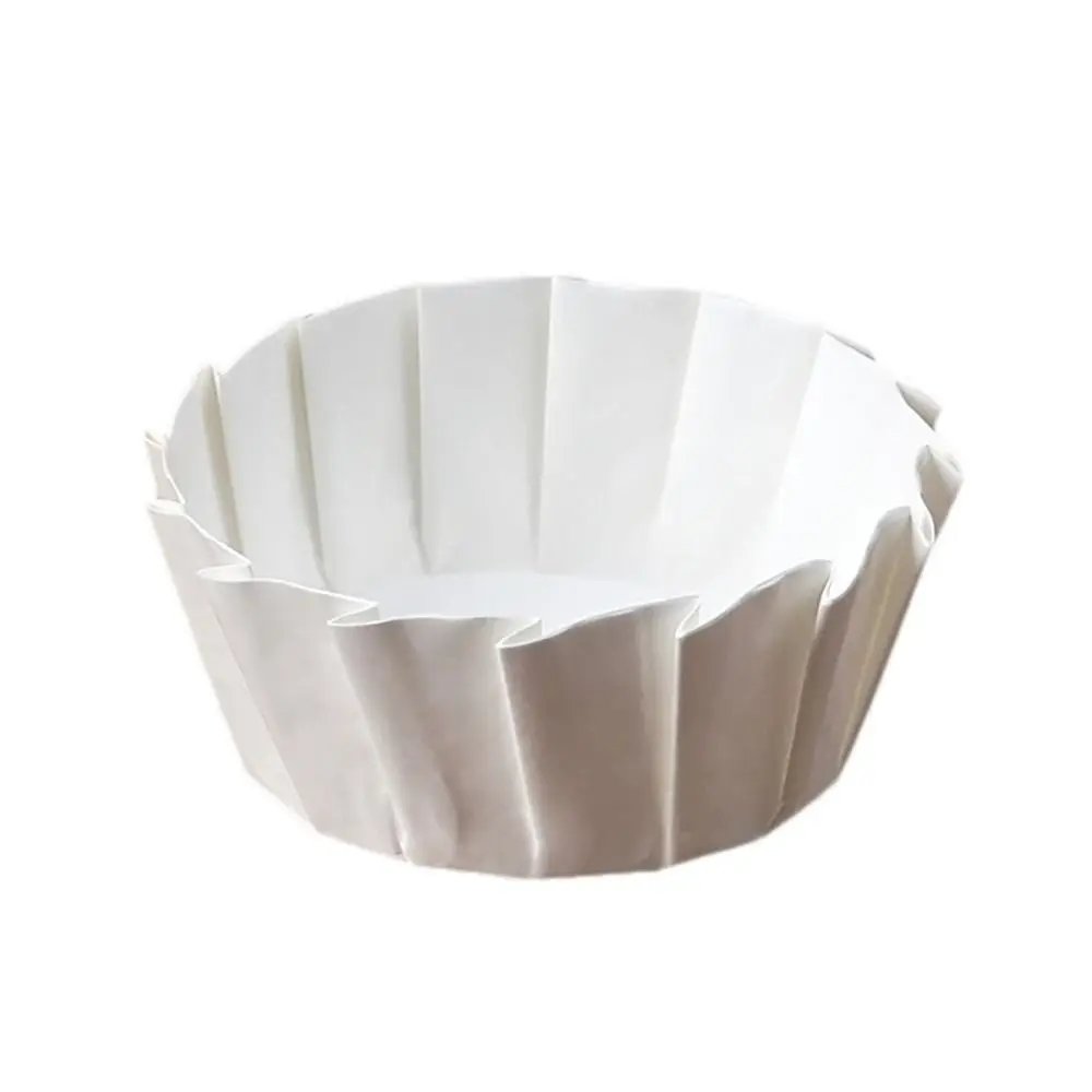 50Pcs Kitchen Use Baking Papers Foldless Disposable 4/6/8inch Basques Cake Paper Cake Wrap Oilproof Cupcake Liner
