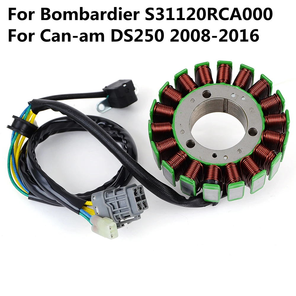 

Stator Coil for Can-am DS250 2008-2016 Engine Parts Generator Magneto Stator Coil for Can Am DS 250 Bombardier S31120RCA000