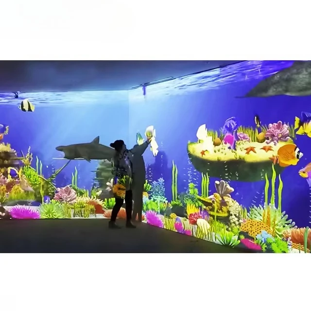 The Most Popular Interactive Wall Projection Virtual Drawing Games Equipment Theme Park for Sale