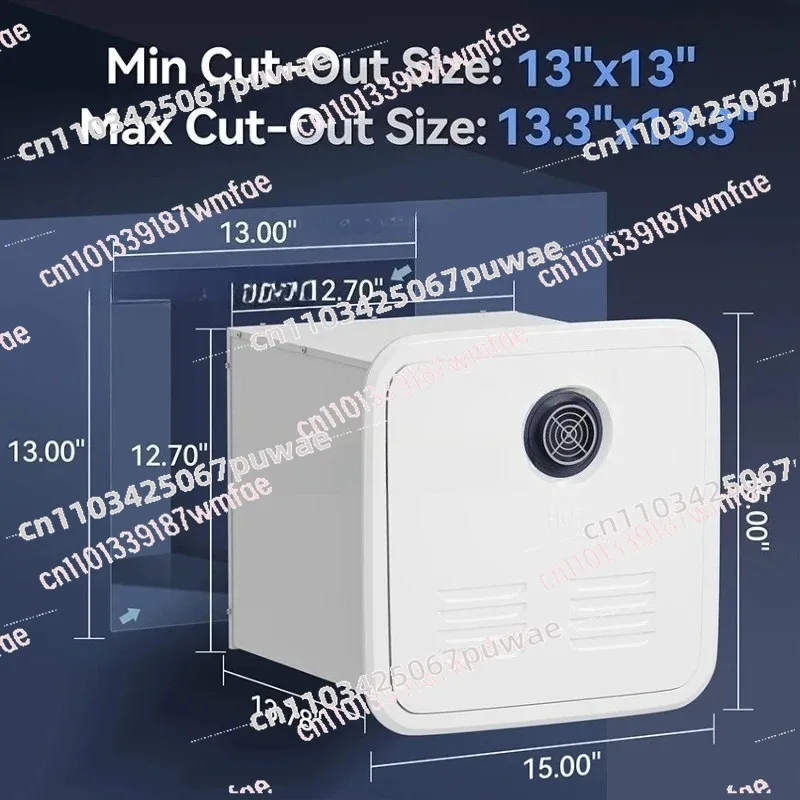 Motorhome Tankless Gas 55000 BTU Water Heater Accessories  Propane Instant Water Heater for Universal RV 12V