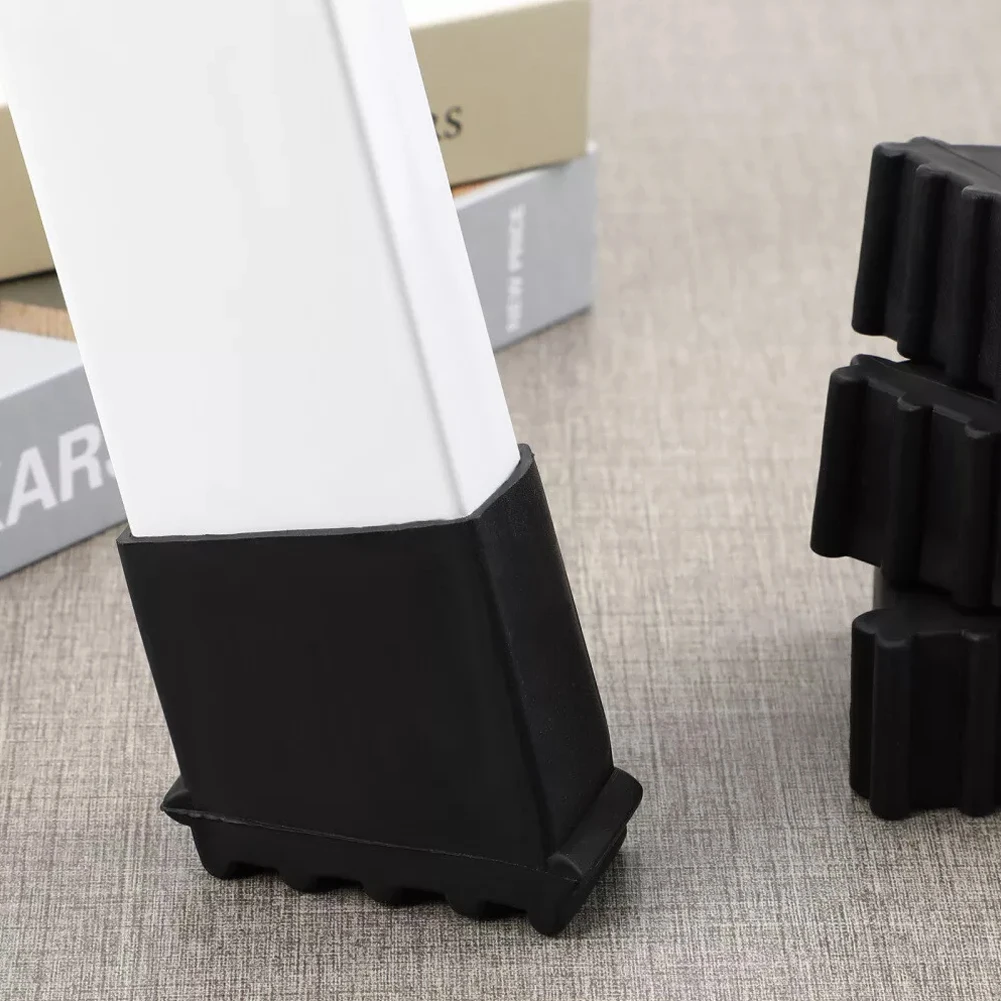 4Pcs Replacement Non-slip Rubber Folding Ladder Leg Feet Pads Foot Covers Versatile Ladder Leg Covers Ladder Feet Covers