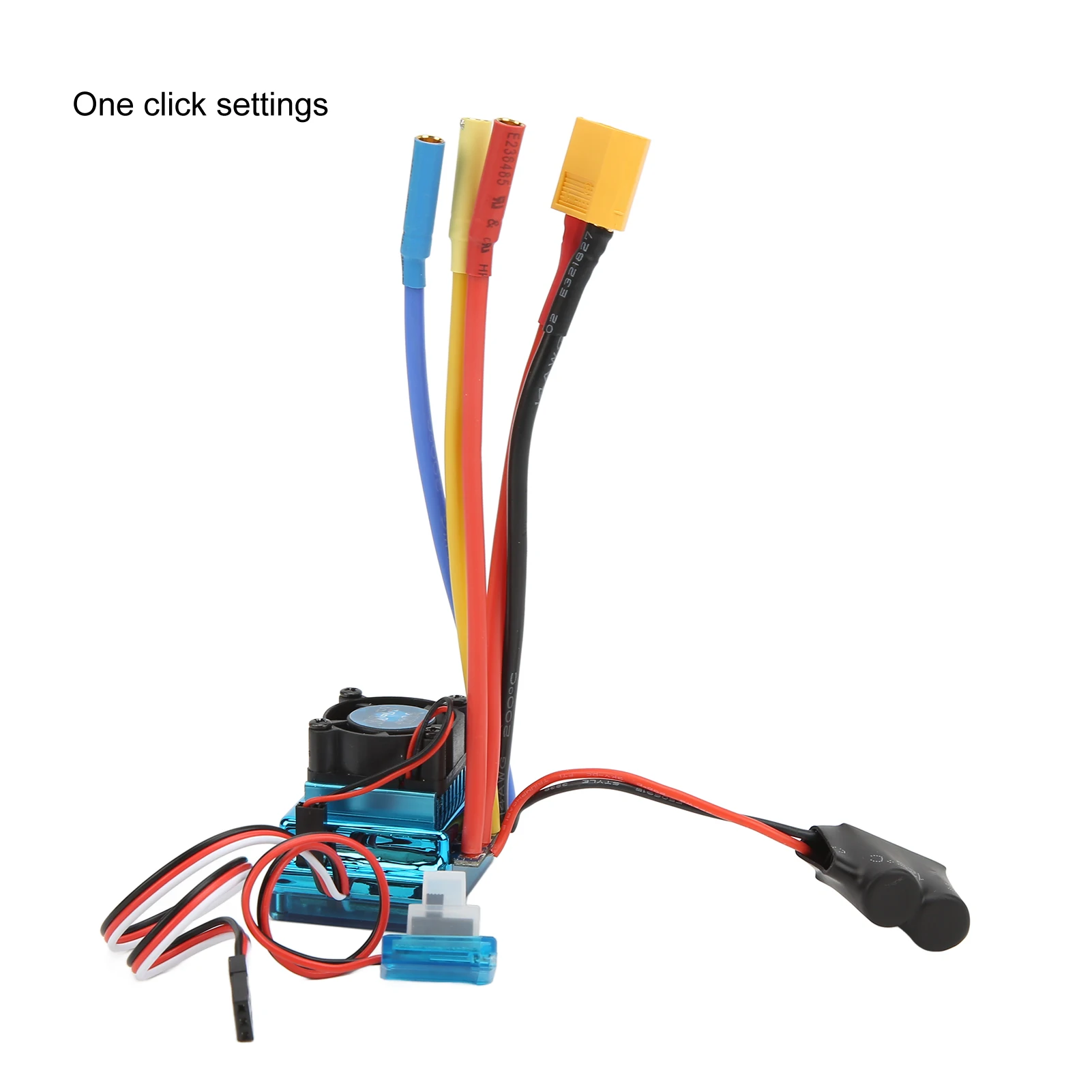 Brushless ESC 120A RC Brushless ESC Programável À Prova D' Água À Prova de Poeira Aceleração de 9o Nível XT60 Plug ESC para 1/10 1/8 RC Car