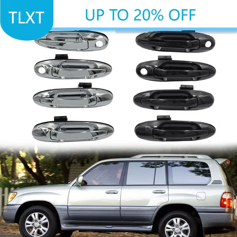 Наружная ручка двери автомобиля для LEXUS LX470 Toyota Land Cruiser LC100 100 Series 1999 2000-2007 Tundra 2004-2006, автомобильные аксессуары