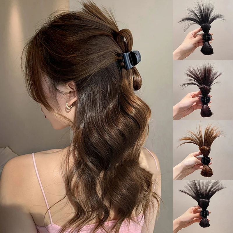 Molans Half-Tie Haar Klauw Veer Shuttle Hoofd Lui Gehaktbal Hoofd Krab Clip Pruik Vangen Clip Hoge Paardenstaart Haar Accessoires