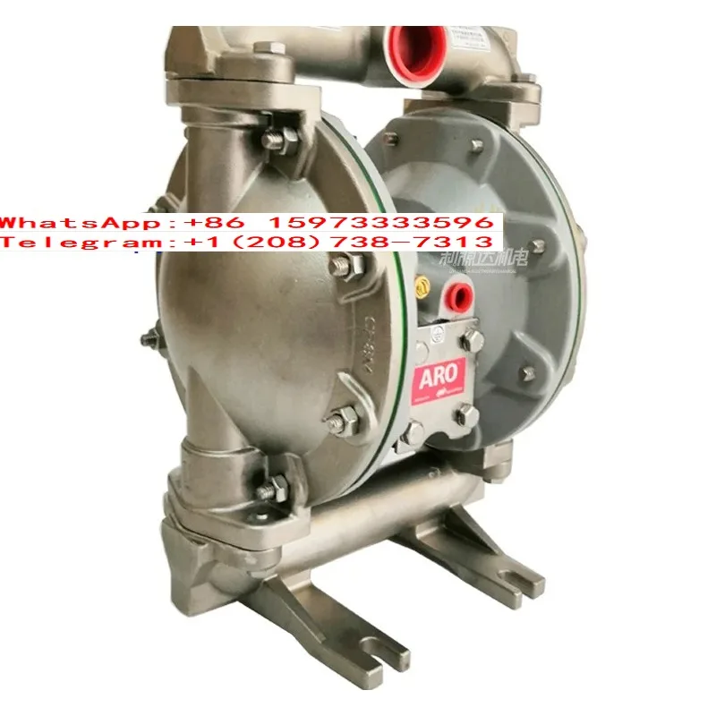 Industrial 316L Stainless Steel Diaphragm Pump 66612B-244-C-V Air Operated Chemical Liquid Transfer Pump