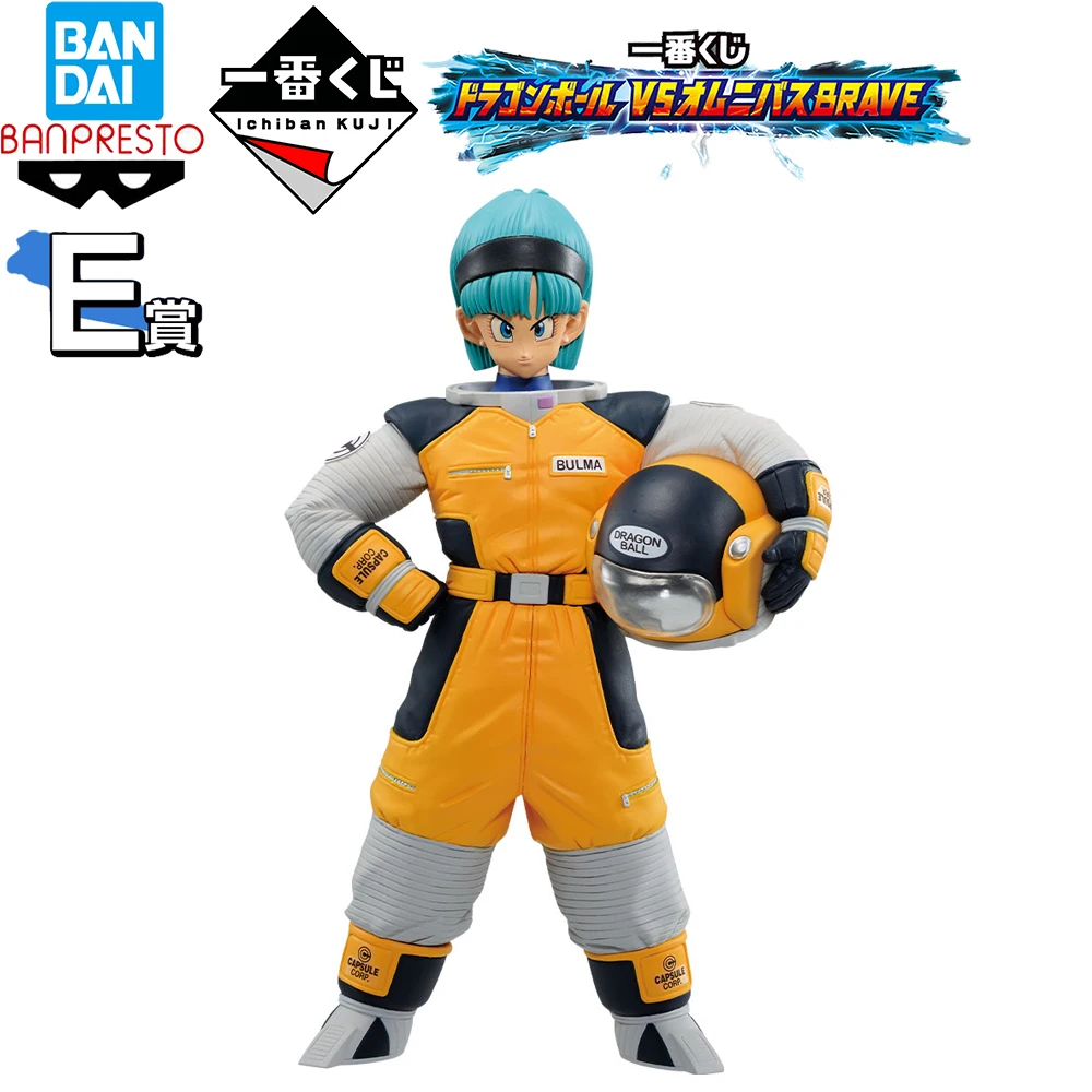 In Stock Original Bandai Banpresto Ichiban Kuji Dragon Ball Vs Omnibus Brave E Prize Bulma Collectible Model Toys Anime Figures