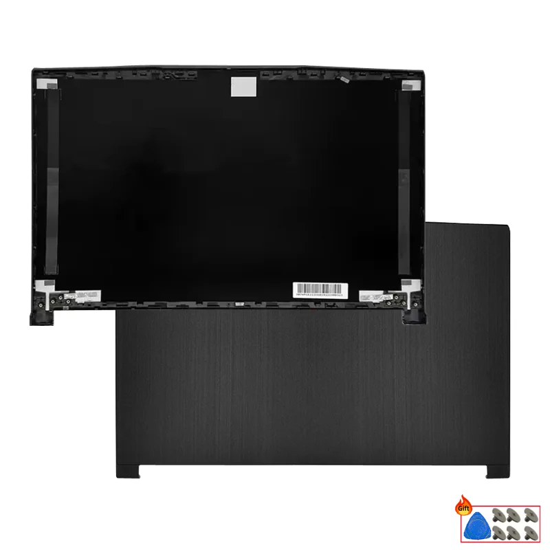 New For GF65 GF65VR MS-16W1 MS-16W2 9SD Laptop LCD Back Cover Front Bezel Palmrest Bottom Case Hinge Computer Rear Lid Top Case