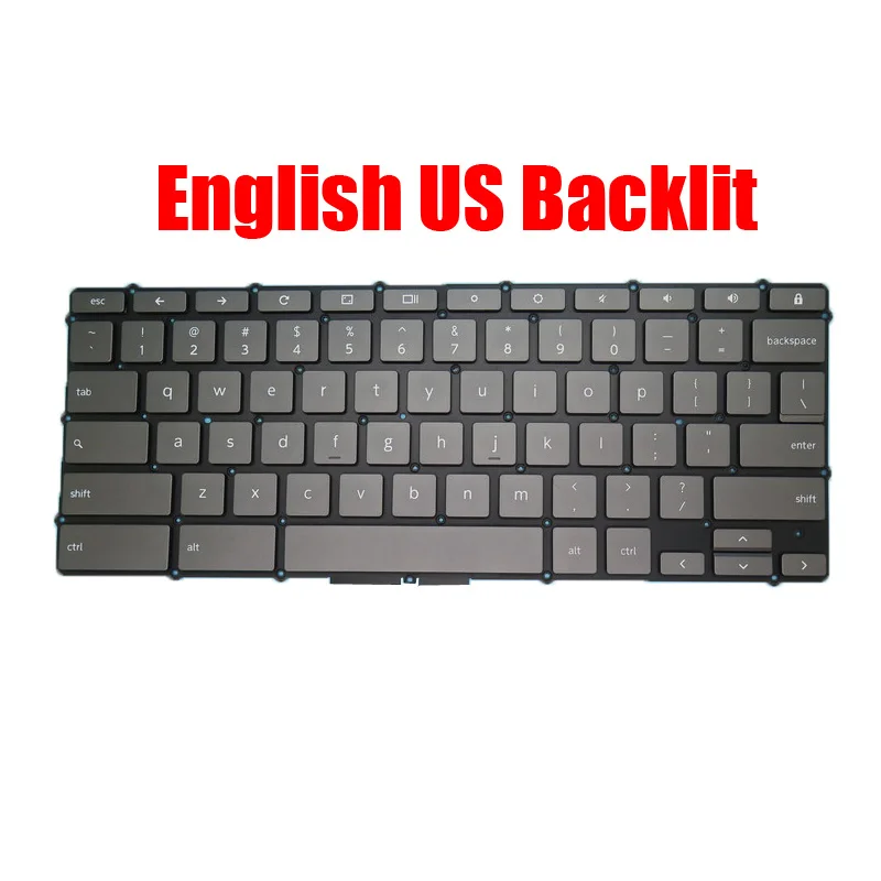 

Клавиатура ноутбука Lenovo FLEX 3 Chrome-11M836 82 км английский США с подсветкой, новая