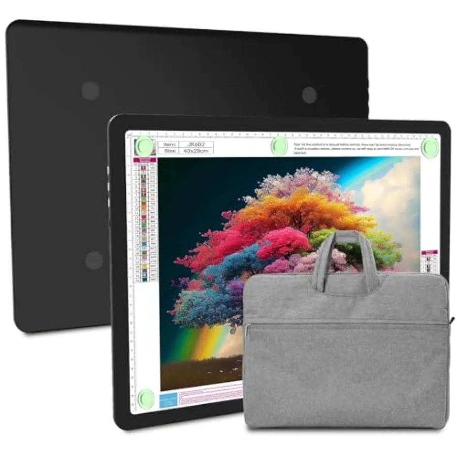 

Rechargeable Light Pad Magnetic LED Light Board Physical Button Super Bright Diamond Art Light Pad Ultra-Thin Light Box for Tra