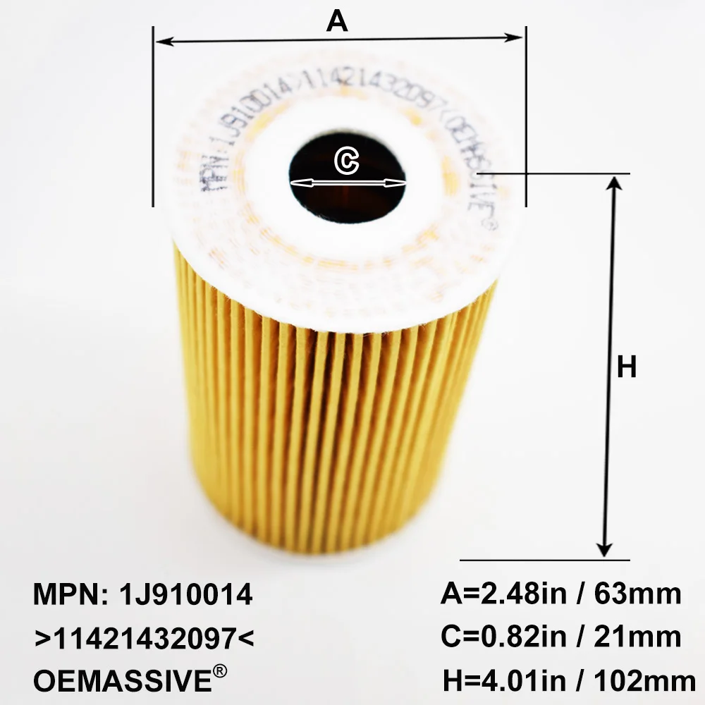 Oil Filter 11421432097 For Bertone Freeclimber BMW 3 5 Series E30 E34 E36 E46 Z3 1.6L / 1.8L / 1.9L Engine Protector Styling