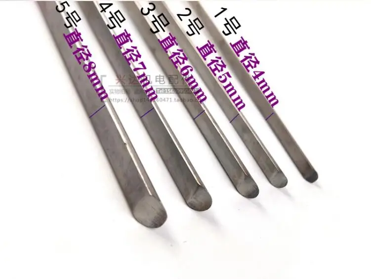 5pcs/set Offline motor maintenance tools Motor stator slot cleaning needle connection insulation paper motor inside slot remover