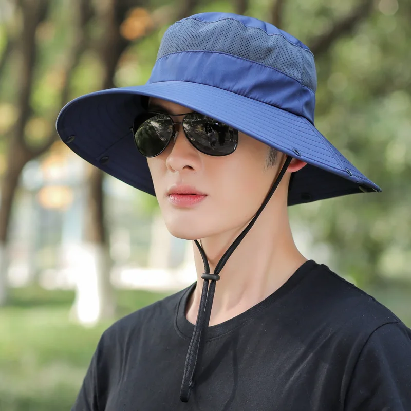 Sun Hat Outdoor Sun Protection Summer Mountaineering and Fishing Wind Protection Neck Protection Folding Breathable Sun Hat