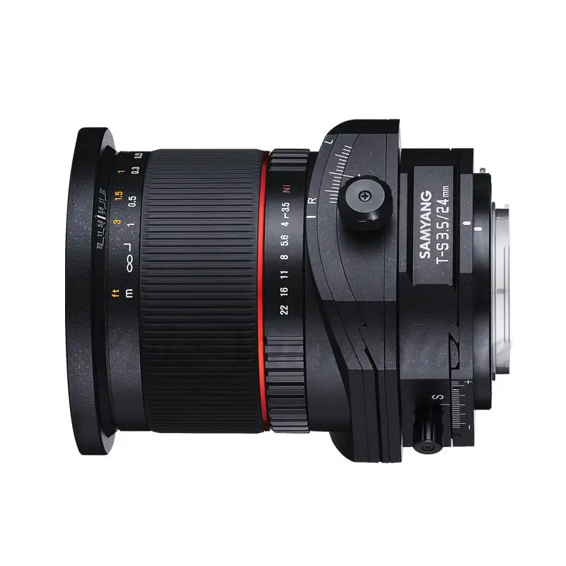 Samyang T-S 24mm F3.5 ED TILT/SHIFT LENS AS UMC Lens For Canon EF  Nikon F DSLR For Canon M Pentax K, Sony A/E M443 Samsung NX