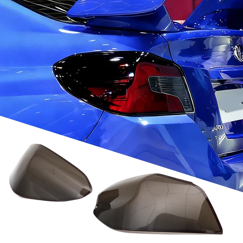 For Subaru WRX STI/11th  2015-2021 generation Impreza taillight cover, rear taillight smoked black decorative cover, car styling