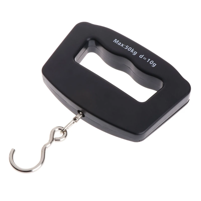 Portable Digital Hand-held Scale 50Kg Baggage Fish Hook Hanging Electronic Scale