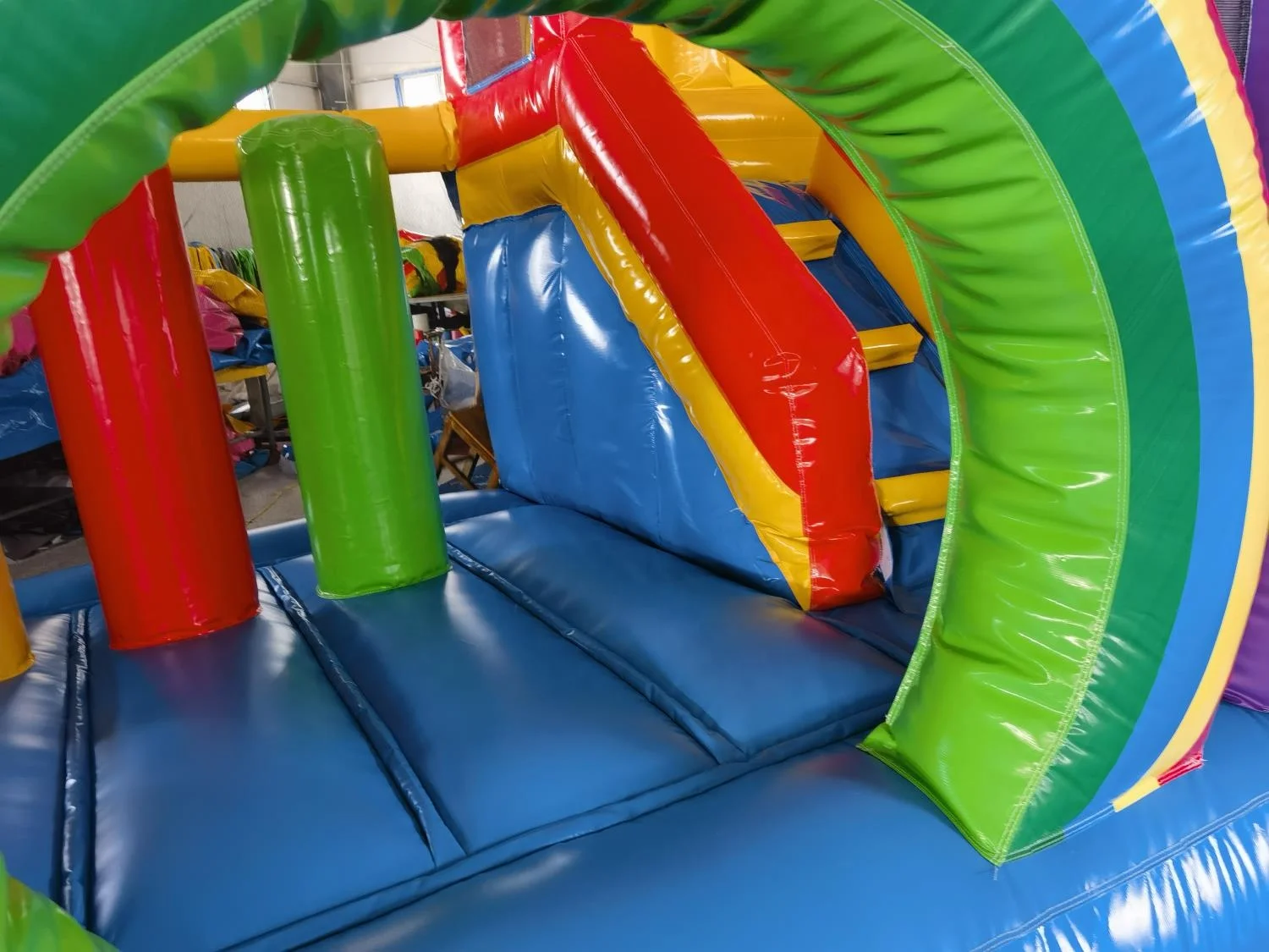 Commercial Outdoor Bouncy Castle Inflatable PVC Inflatable Bouncy Castle Inflatable Bouncy Castle with Slide for Rent