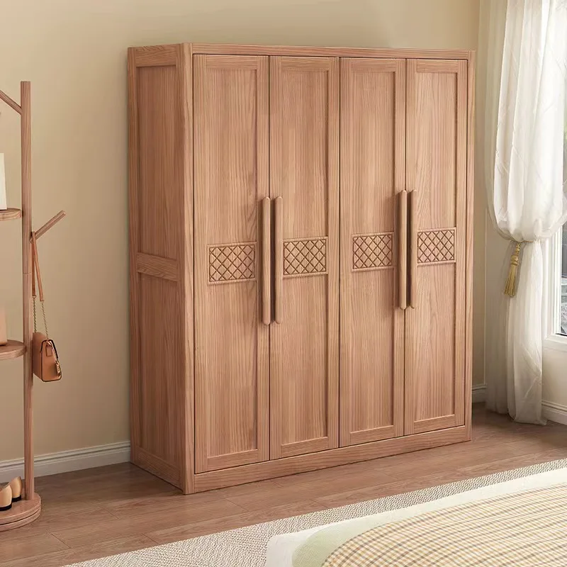 화이트 왁스, 원목, 가정용, 침실, 모던, 사이드 캐비닛, 수납, 미니멀리스트