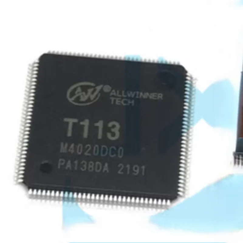 1-50PCS/LOT T113M4020DC0 T113-S4 chip dual-core A7 256M DDR3 ELQFP-128 original