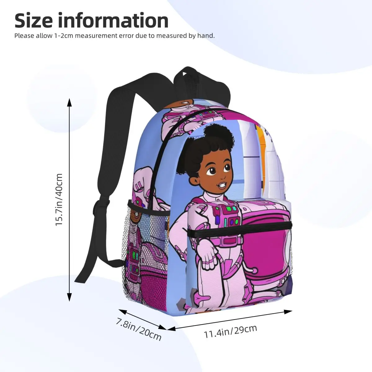 Funny Gracies มุมนักเรียนนักเรียนกระเป๋าเป้สะพายหลังโรงเรียนกระเป๋าเดินป่า Daypack สําหรับผู้ชายผู้หญิงแฟชั่น Bookbag ไหล่กระเป๋า